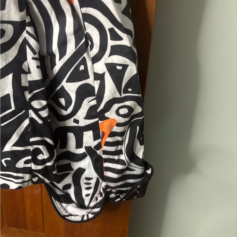 Abstract Patterned Women's Blazer - image 6